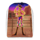 Gay Cowboy At Sunset Minimalist Backpack